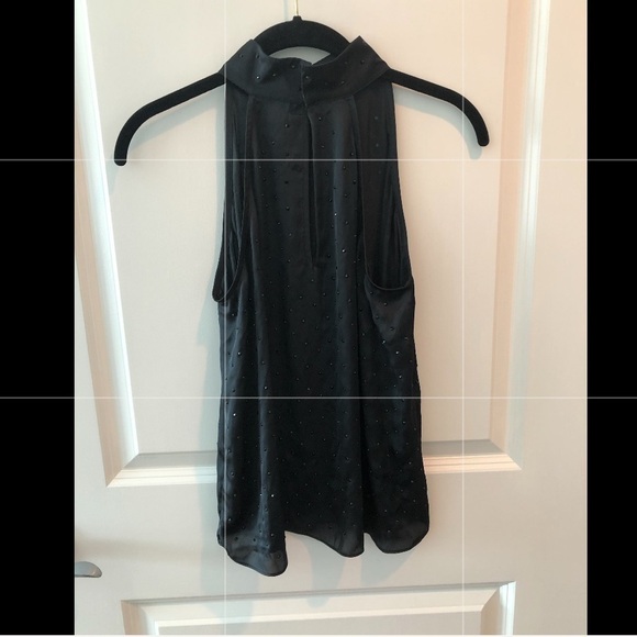 Generation Love Silk Crystal High Neck Blouse - Picture 6 of 16
